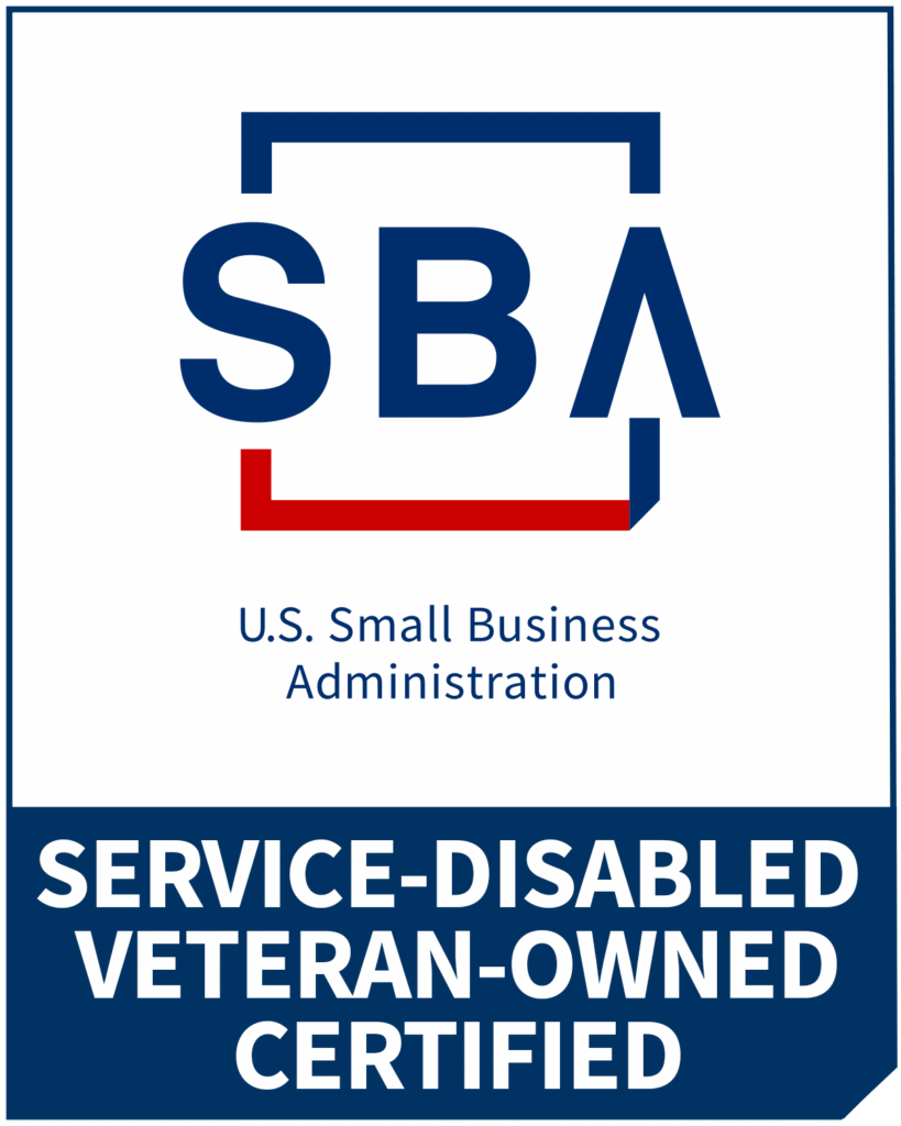 Official Service-Disabled Veteran-Owned Small Business (SDVOSB) Certified Logo